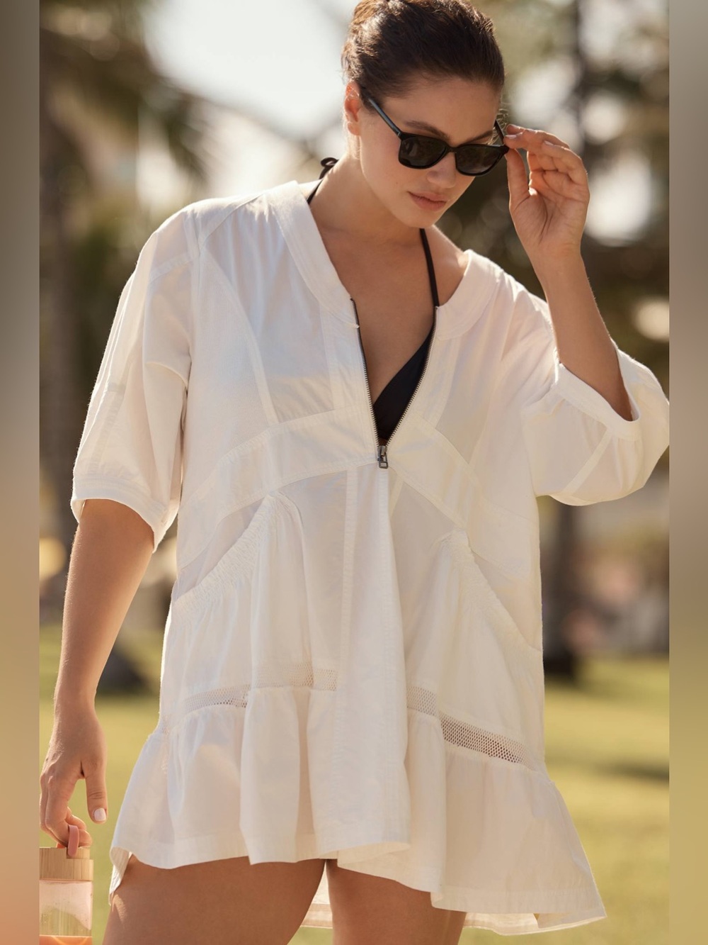 Daily Practice by Anthropologie Relaxed Tiered Mini Dress 1293 - Picture 5 of 11